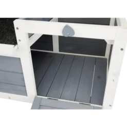 Natura Animal Hutch 2 utganger grå 70×43×45cm