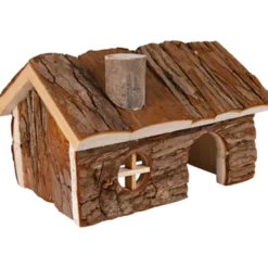 Natural Living Hendrik-hus brun 20 x 13 x 13 cm
