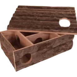 Natural Living Leif Labyrinth House Brun 35 x 11 x 25 cm