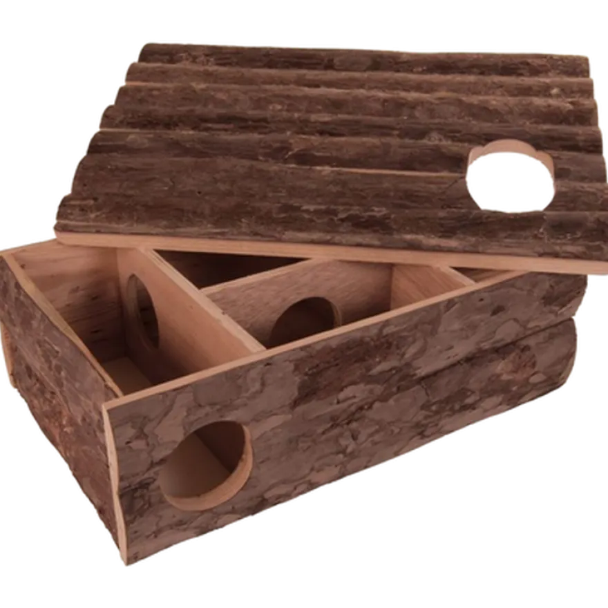 Natural Living Leif Labyrinth House Brun 35 x 11 x 25 cm