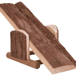 Natural Living Seesaw Natural Wood Brun 22 x 7 x 8 cm