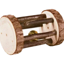 Natural Living Spillerull med bjelle Brun 7 cm
