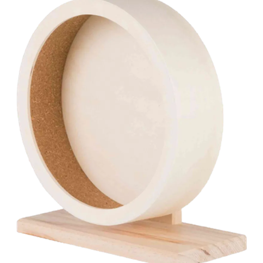 Natural Living Treningshjul i tre brun, ø 21 cm