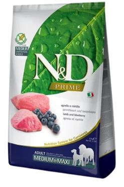 N&D Prime Lamb & Blueberry Adult Medium/Maxi 12 kg