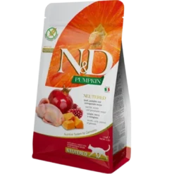 N&D Pumpkin Quail & Pomegranate Neutered Kattemat 1,5 kg