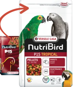 NutriBird P15 Tropical (papegøye) 10 kg