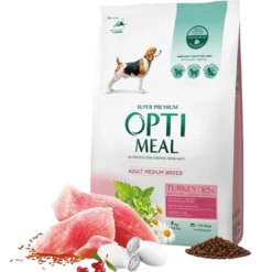 Optimeal Adult & Senior Medium Digestive Care Turkey 4kg
