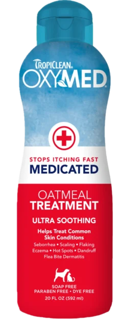 OxyMed medikamentell kløestillende balsam for kjæledyr 355 ml