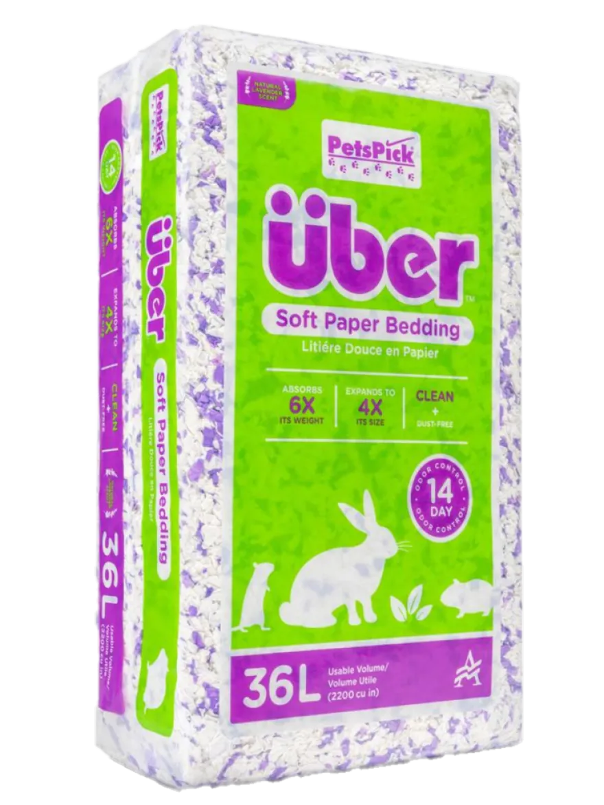 Papirsøppel 56 L Lilla/hvit lavendelduft