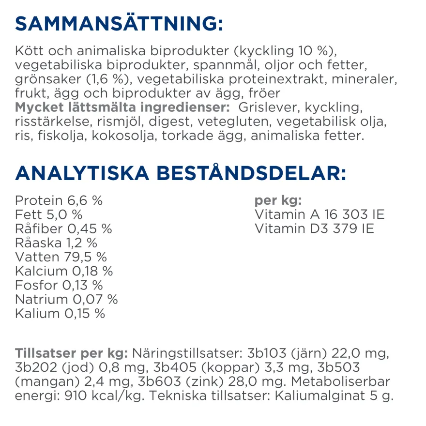 PD Canine ON-Care Kylling & Grønnsaksgryte 354 g