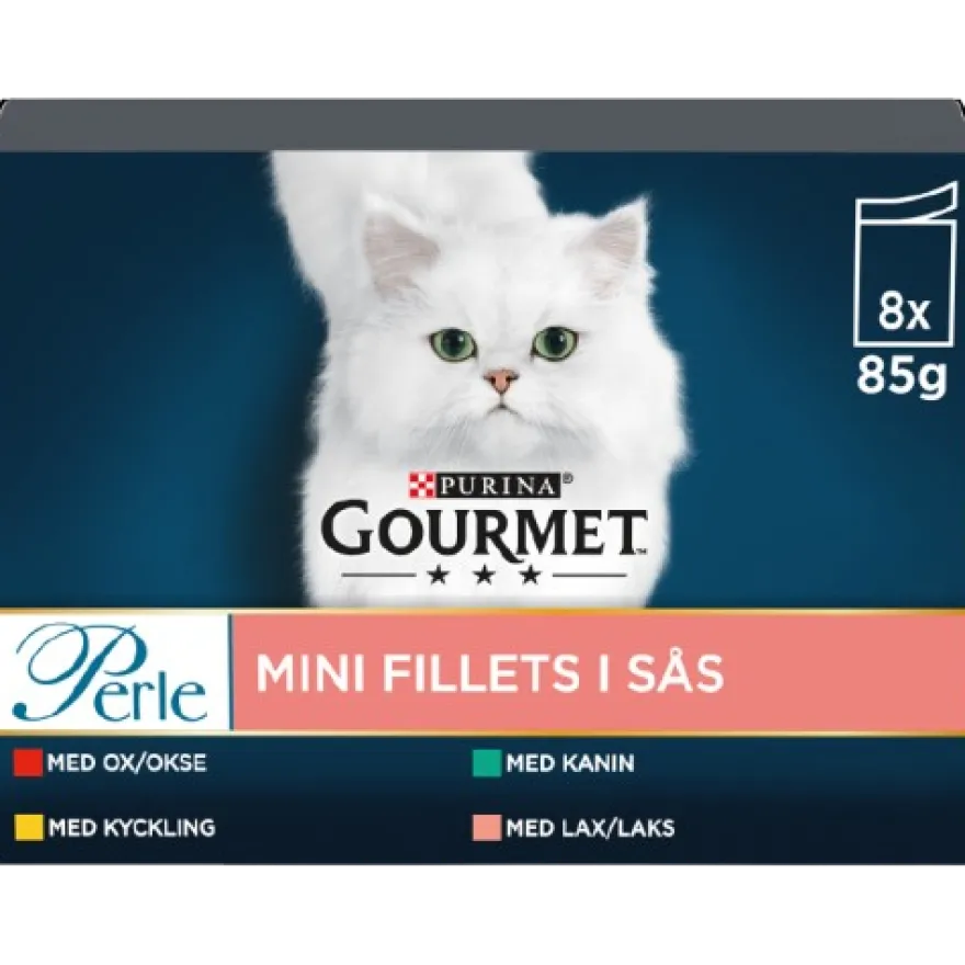 Perle Minifileter i saus 85 g x 8 stk.
