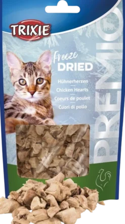 Premio frysetørkede kyllinghjerter 25 g