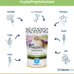 ProDen PlaqueOff Dental Bites katt 60 g