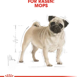 Pug Adult tørrfôr for hunder 1,5 kg