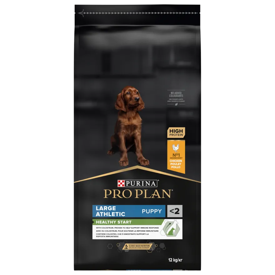 Puppy Healthy Start Large Athletic tørrfôr til valper 12 kg