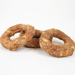 Rawhide Donut Wrap With Chicken 11cm, 15-pack
