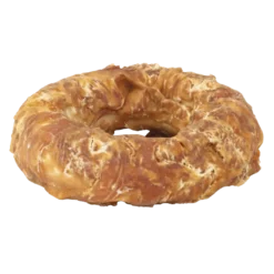 Rawhide Donut Wrap With Chicken 11cm, 15-pack