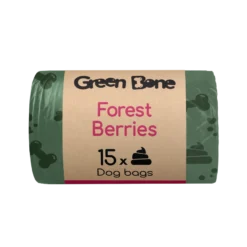 Refill Forest Berries biologisk nedbrytbare hundeposer Grønn 15 poser