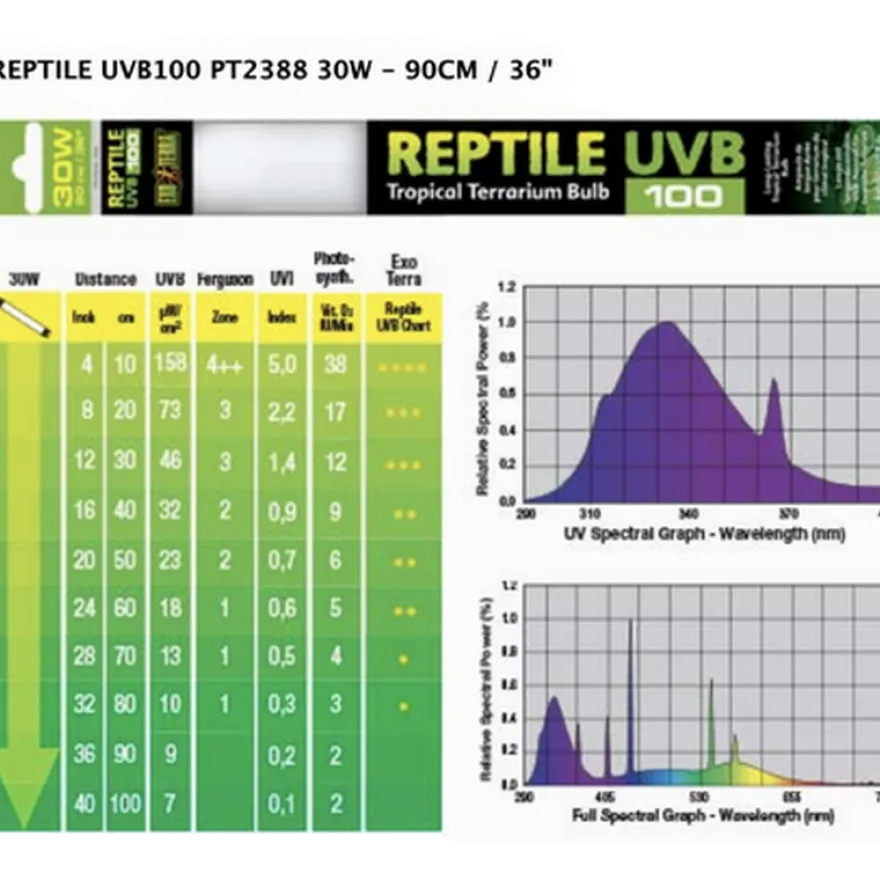 Repti Glo 5.0/UVB100 40W, T8 120 cm