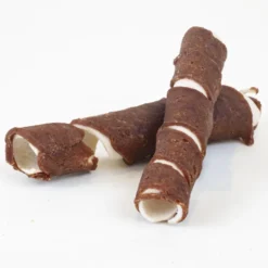 Råhudspiral med and, 15 cm, 25-pk
