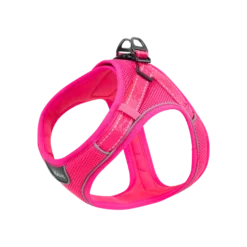 Rufus Soft justerbar sele XS Hals 15 mm x 28-36 cm Bryst 15 mm x 38-46 cm Rosa