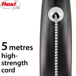 Rullebånd Black Design Cord, 5m, M, maks 20kg, Sølv