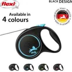 Rullebånd Black Design Cord, 5m, S, maks 12kg, Lyseblå