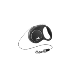 Rullebånd Black Design Cord, 3m, XS, maks 8 kg, Sølv
