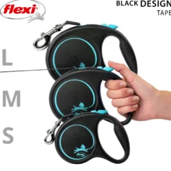 Rullebånd Black Design Tape, 5m, S, maks 15kg, Lyseblå