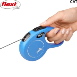 Rullebånd New Classic Cat Cord, 3m, XS, maks 8 kg, Blå