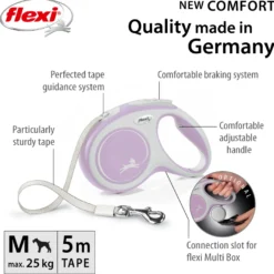 Rullebånd New Comfort Tape 5m, M max 25kg, Lyslilla