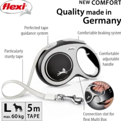Rullebånd New Comfort Tape 5m, M max 25kg, Svart