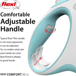 Rullebånd New Comfort Tape, 5m, S, maks 15kg, Lyseblå