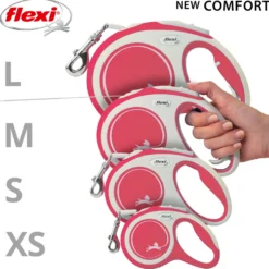 Rullebånd New Comfort Tape, 3m, XS, maks 12 kg, Rød