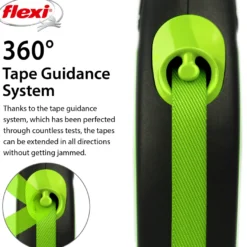 Rullebånd New Neon Tape 5m, M max 25kg, Svart/Neon Green