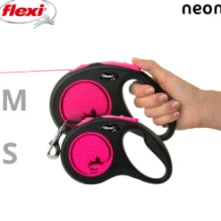Rullebånd New Neon Tape, 5m, S, maks 15kg, neonrosa