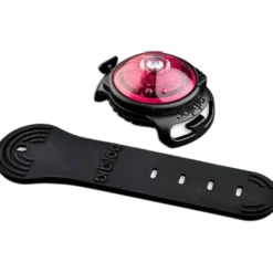 Safety Light Dog Dual LED - With Quick Mount & Adjustable Strap Pink 5 km