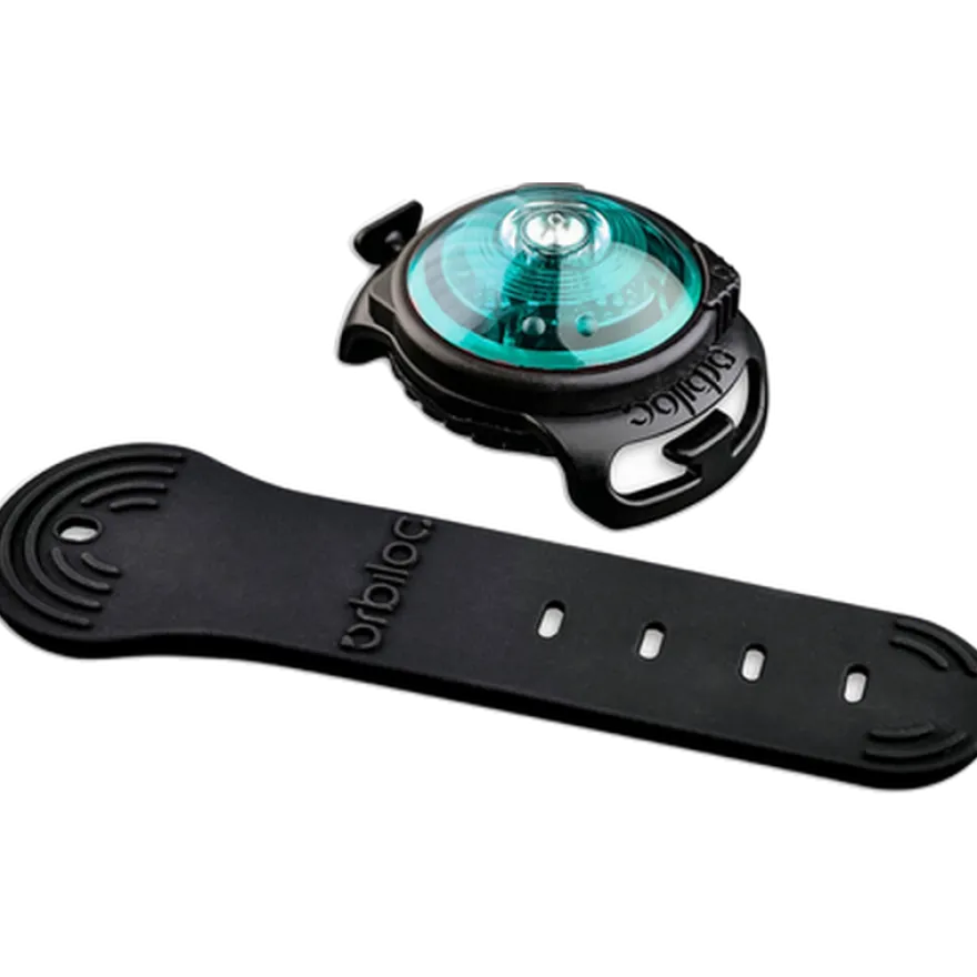 Safety Light Dog Dual LED - With Quick Mount & Adjustable Strap Turquoise 5 km