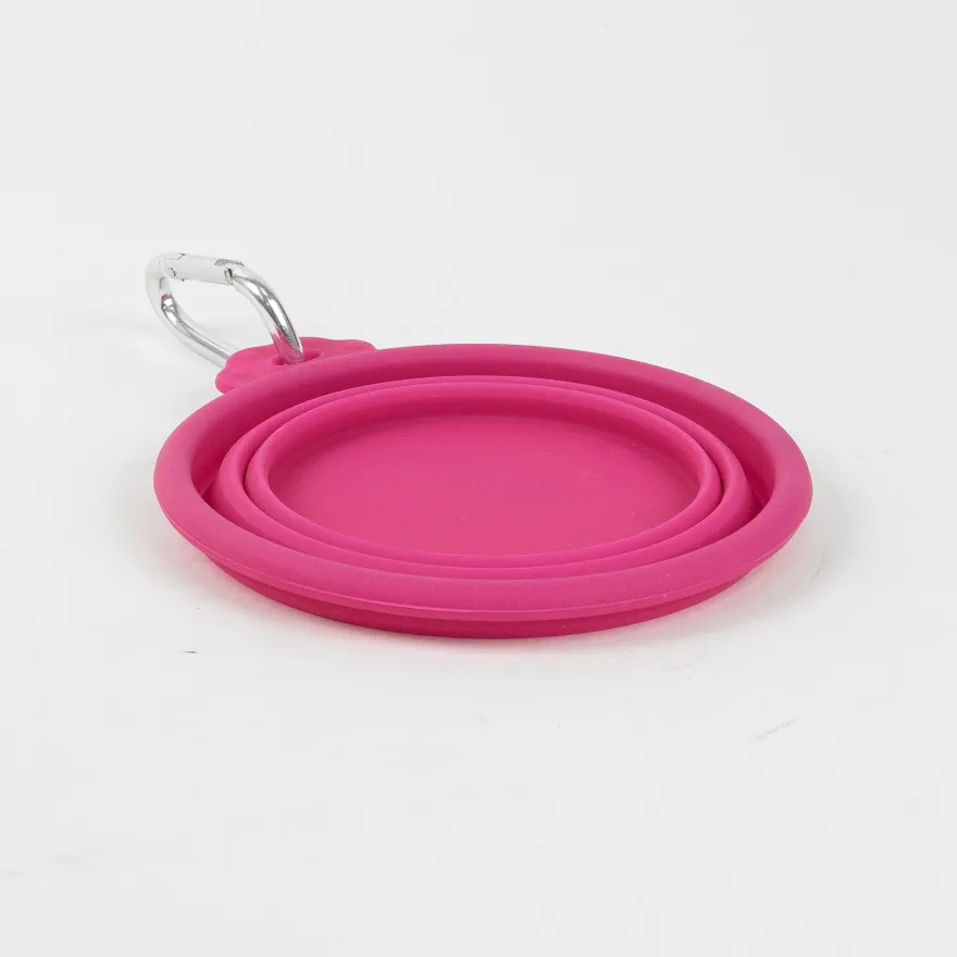 Sammenleggbar reiseskål Soft Rosa M/L 400 ml, 14x12,5 cm, 14x12,5 cm