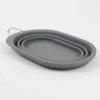 Sammenleggbar reiseskål Spaniel Soft Grey L/XL 900 ml, 21x13,5 cm