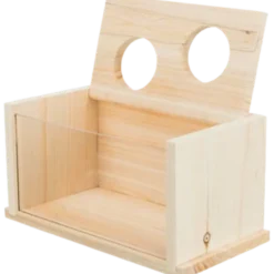 Sandbad, mus/hamstere, tre brun 20 x 12 x 12 cm