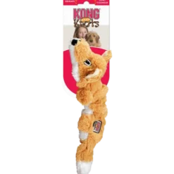 Scrunch Knots Fox Dog Toy