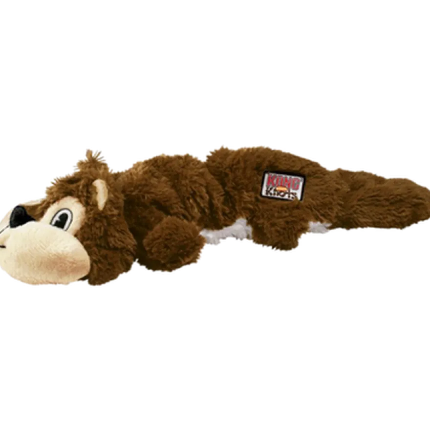 Scrunch Knots Squirrel Dog Toy