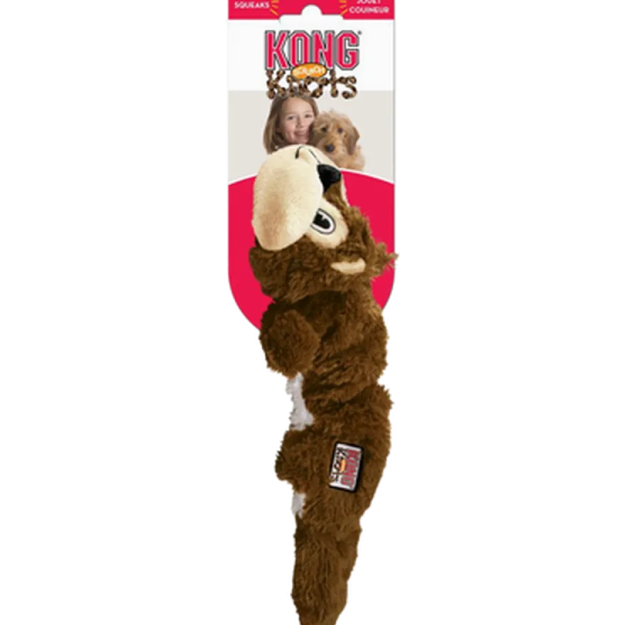 Scrunch Knots Squirrel Dog Toy