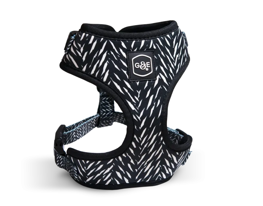 Sele Finessish Soft XS, Hals 29-36cm, Bryst 36-48cm, Mønstret