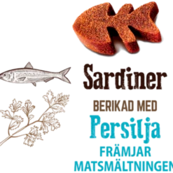 Semi Moist Snack Sardine & Persille 50g for katt