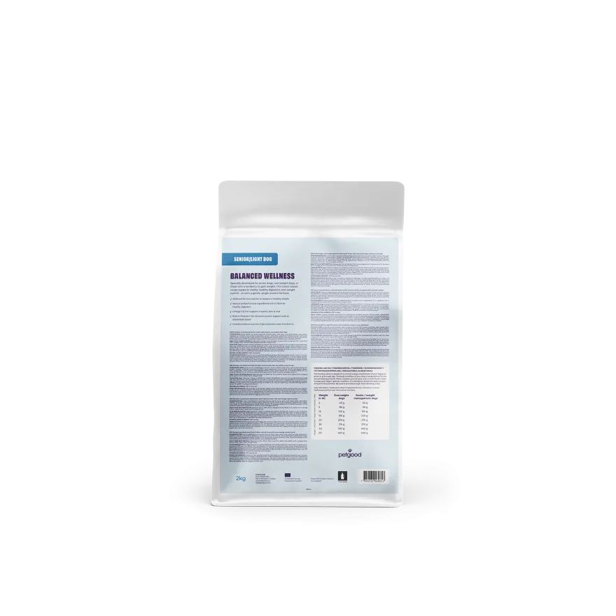 Senior light - voksen hund 2 kg