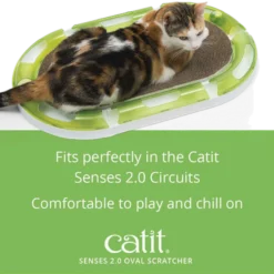 Senses 2.0 Oval Scratcher Brown 1 stk.