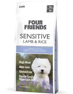 Sensitive tørrfôr til hund med lam og ris 12 kg