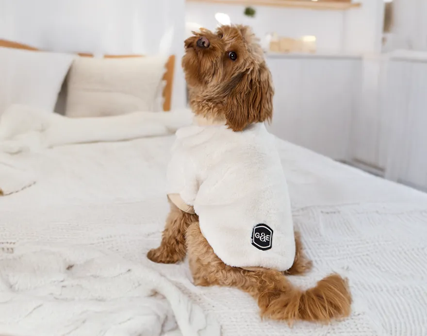Sherpagenser ComfortCuddle, 20 cm, off-white